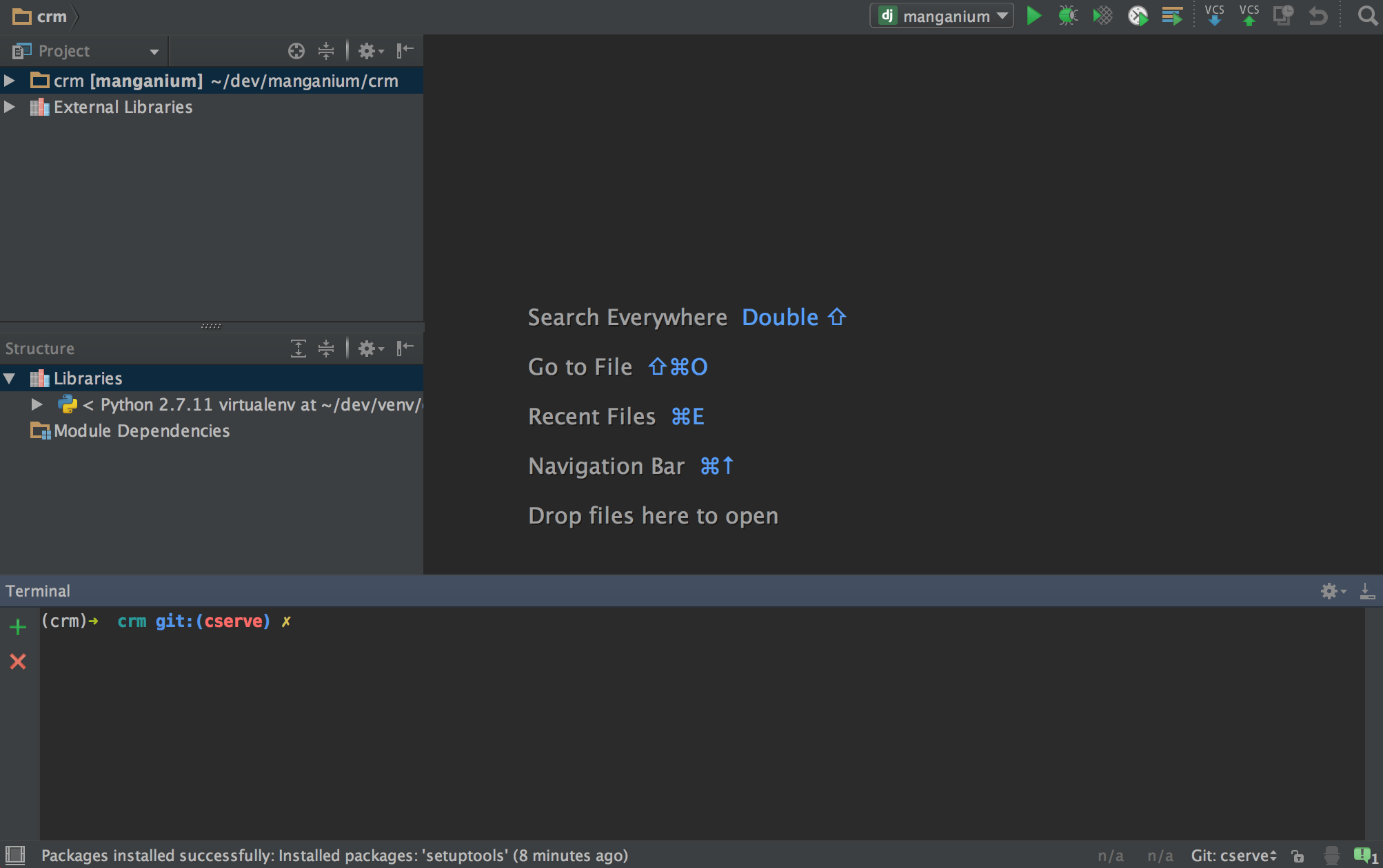 Как удалить проекты pycharm